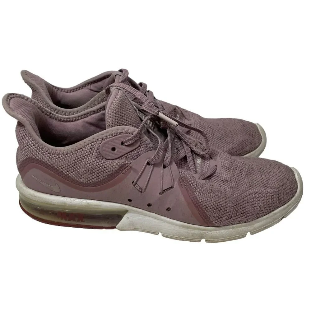 Nike Air Max Mauve Athletic Training Shoes